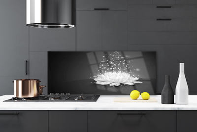 Painel vidro cozinha Flor Planta Natureza