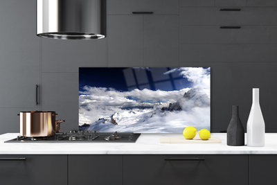 Painel cozinha Paisagem de nuvens de montanha