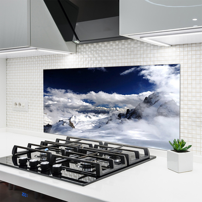 Painel cozinha Paisagem de nuvens de montanha