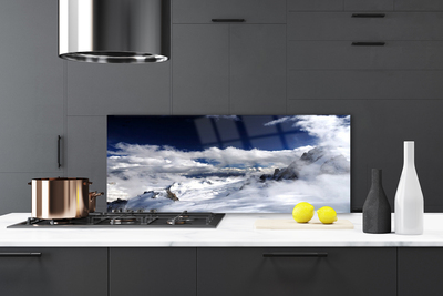 Painel cozinha Paisagem de nuvens de montanha