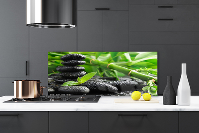 Painel cozinha Brotos de bambu