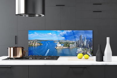 Painel vidro cozinha Casas da Cidade do Mar