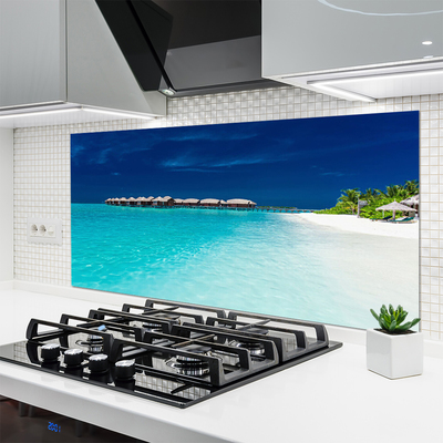 Painel cozinha Paisagem de praia e mar
