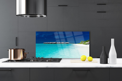Painel cozinha Paisagem de praia e mar