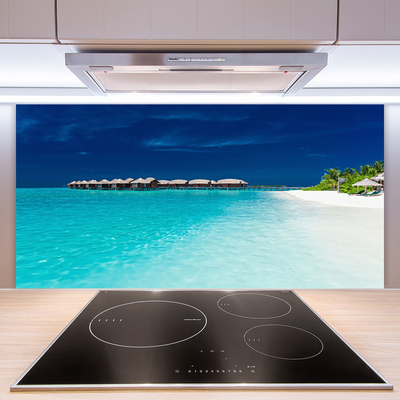 Painel cozinha Paisagem de praia e mar