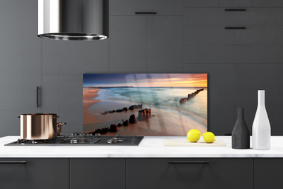 Painel cozinha Paisagem da Praia do Oceano