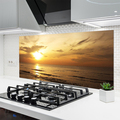 Painel vidro cozinha Paisagem Marinha