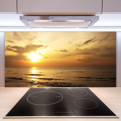 Painel vidro cozinha Paisagem Marinha