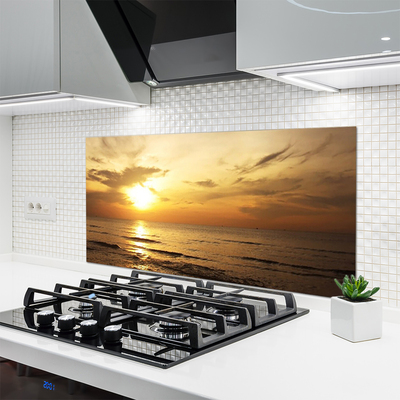 Painel vidro cozinha Paisagem Marinha