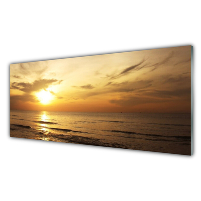 Painel vidro cozinha Paisagem Marinha