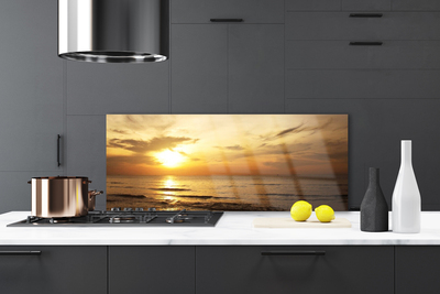 Painel vidro cozinha Paisagem Marinha