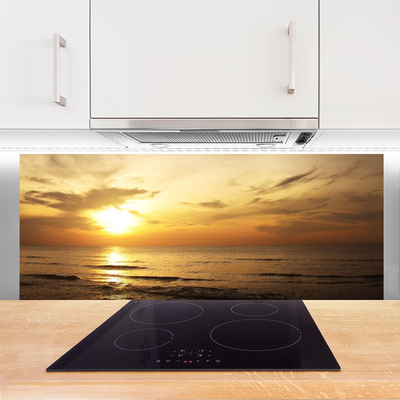 Painel vidro cozinha Paisagem Marinha