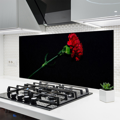 Painel vidro cozinha Flor Planta Natureza