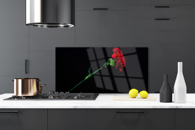 Painel vidro cozinha Flor Planta Natureza