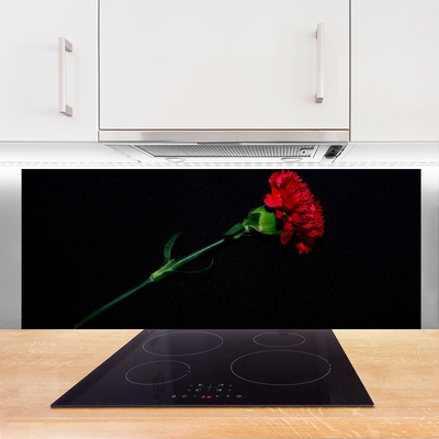 Painel vidro cozinha Flor Planta Natureza