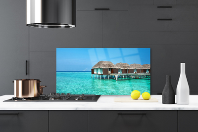 Painel cozinha Arquitetura do Mar Água