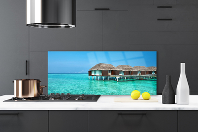 Painel cozinha Arquitetura do Mar Água