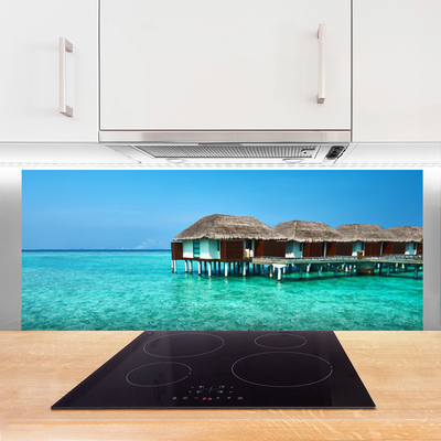 Painel cozinha Arquitetura do Mar Água