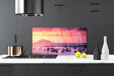 Painel vidro cozinha Paisagem Marinha