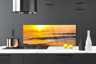 Painel vidro cozinha Paisagem Marinha