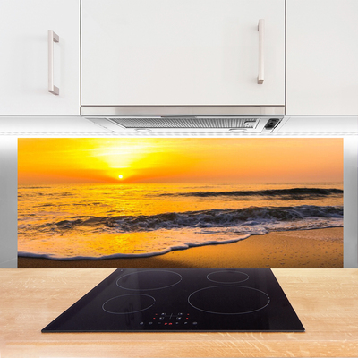 Painel vidro cozinha Paisagem Marinha