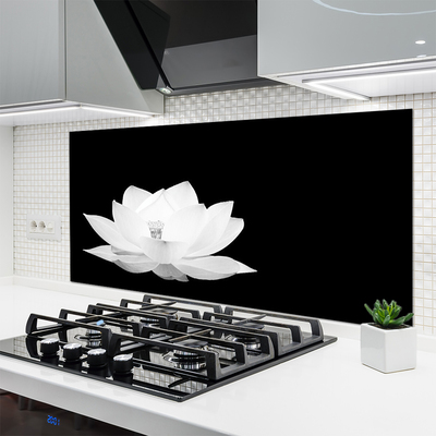 Painel vidro cozinha Flor Planta Natureza