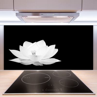 Painel vidro cozinha Flor Planta Natureza