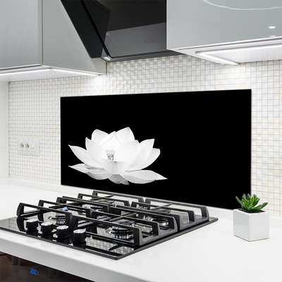 Painel vidro cozinha Flor Planta Natureza