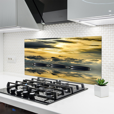 Painel cozinha Pedras Água Arte