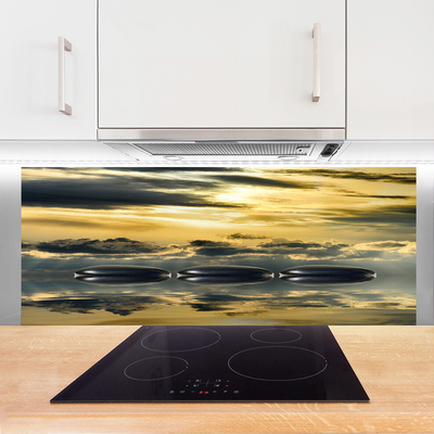 Painel cozinha Pedras Água Arte