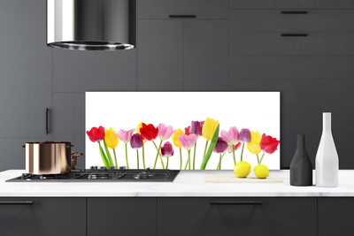Painel cozinha Tulipas Flores Planta