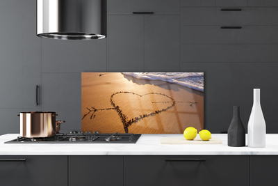 Painel cozinha Arte do Mar do Coração da Praia