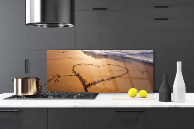 Painel cozinha Arte do Mar do Coração da Praia