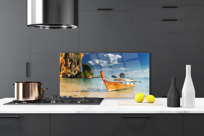 Painel cozinha Paisagem do mar do barco