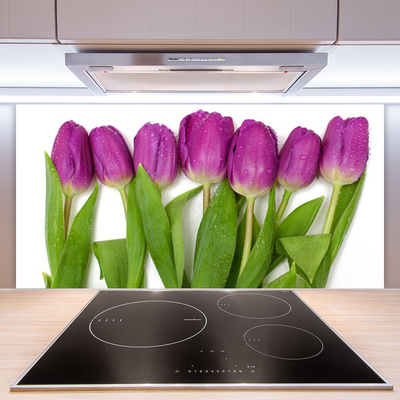 Painel cozinha Tulipas Flores Planta