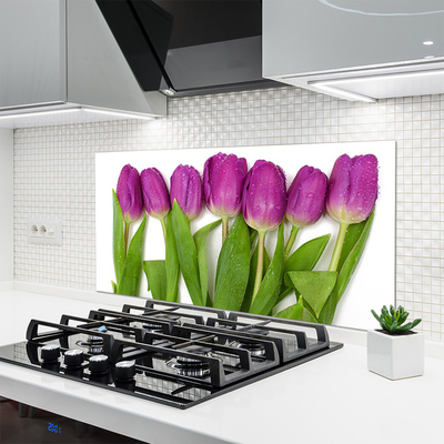 Painel cozinha Tulipas Flores Planta