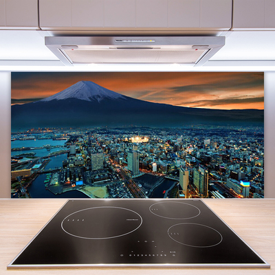 Painel cozinha Casas na Montanha da Cidade