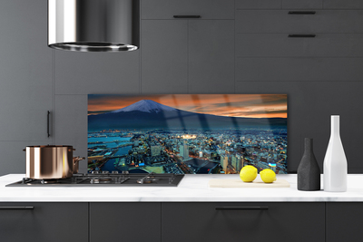 Painel cozinha Casas na Montanha da Cidade