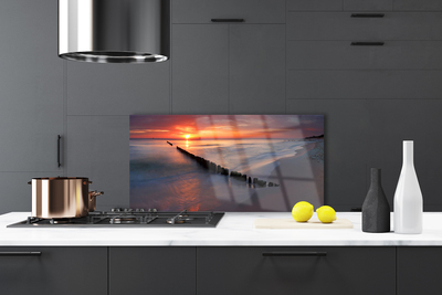 Painel cozinha Paisagem de praia e mar