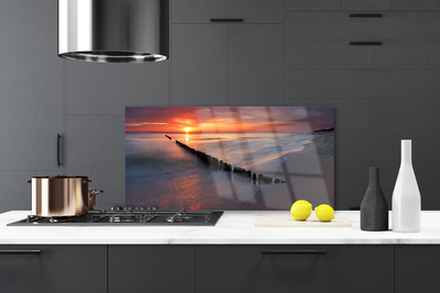 Painel cozinha Paisagem de praia e mar