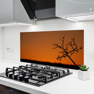 Painel vidro cozinha Arte em Árvore