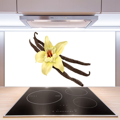 Painel vidro cozinha Flor Planta Natureza