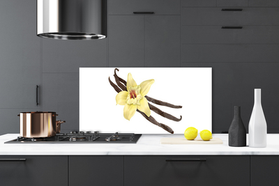 Painel vidro cozinha Flor Planta Natureza