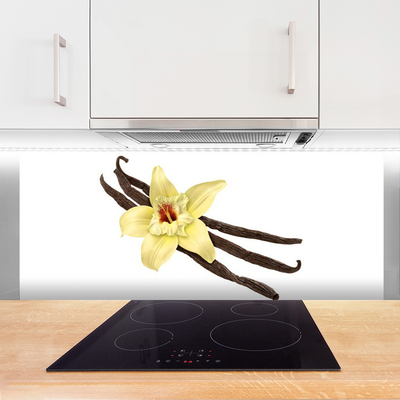 Painel vidro cozinha Flor Planta Natureza