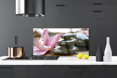 Painel cozinha Arte de orquídeas florais