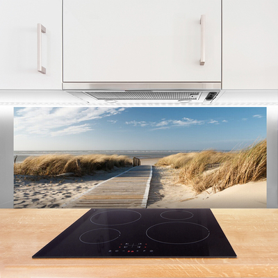 Painel cozinha Paisagem do Caminho da Praia