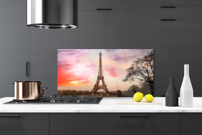 Painel cozinha Arquitetura da Torre Eiffel