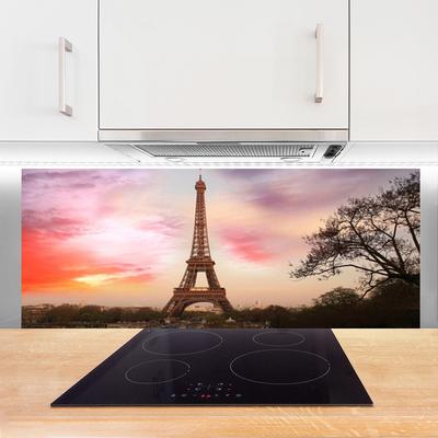 Painel cozinha Arquitetura da Torre Eiffel
