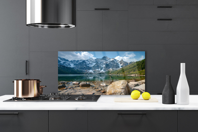 Painel cozinha Paisagem de lago de montanha