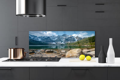Painel cozinha Paisagem de lago de montanha